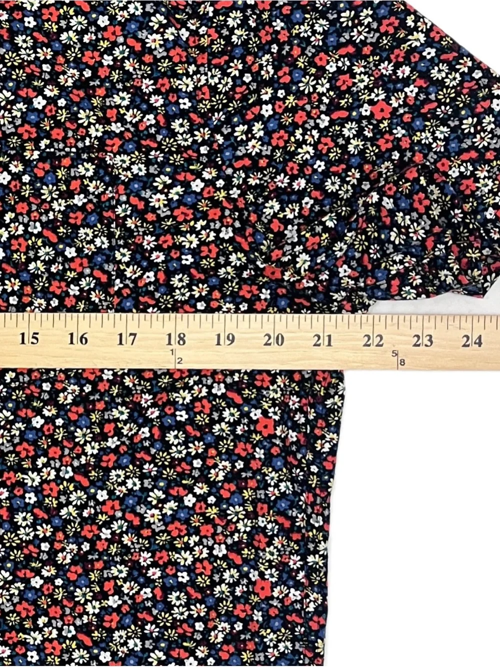 J. Crew Flex Washes Men’s L Navy Micro Floral Short Sleeve Button-Down